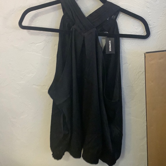 Express Tops - Express halter style blouse nwt elastic bottom
